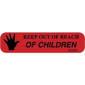 Label "Keep out of Reach of Children"