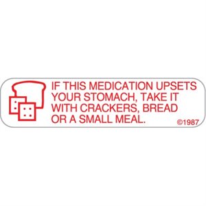 Label "If this Medication Upsets your Stomach"