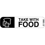Label "Take with Food"