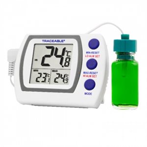 Traceable Memory Monitoring Refrigerator / Freezer Thermometer