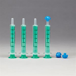 Comar® Oral Dispensers with Tip Caps, 5mL - Clear