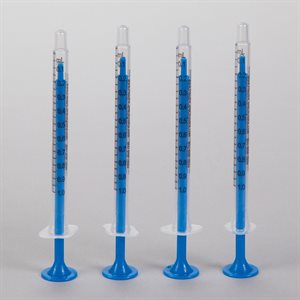 Comar® Oral Dispensers with Tip Caps, 1mL - Clear