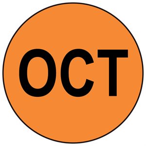 OCTOBER Circle Labels