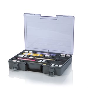Briefcase Drug Box, 15x2.5x12