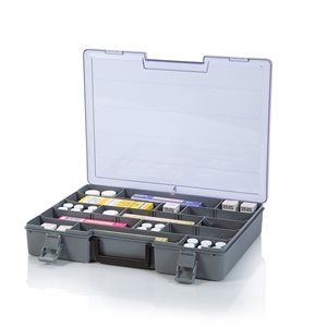 Briefcase Drug Box, 15x2.5x12