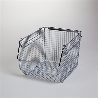  Wire Mesh Stack and Hang Bin, 9x7x10.5