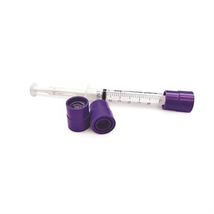 Tamper-Evident Tip Caps for ENFit® Syringes, 100 / pk