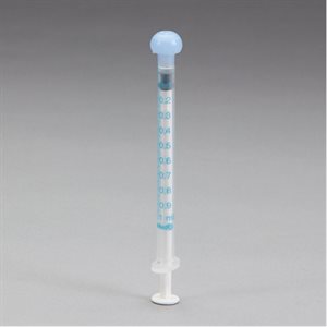 Baxter ExactaMed Oral Dispensers, Clear, 1 mL, 500 / package