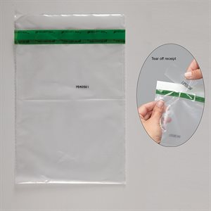  Serialized Tamper-Evident Bags, 9 x 12
