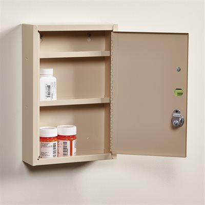  Slim-Line Narcotic Cabinet with Keyless Entry Digital Lock, 8x12x2