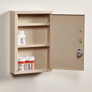  Slim-Line Narcotic Cabinet with Keyless Entry Digital Lock, 8x12x2