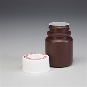 Packer Bottles and CR Caps w / Pressure Seal Liners, 30mL, 100 / pk
