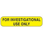 For Investigational Use Only Labels