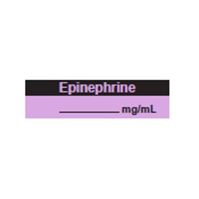 Label Tape: Epinephrine____mg / ml