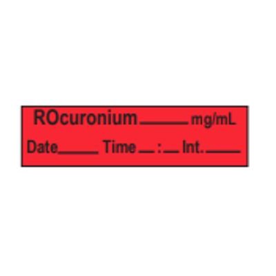 Label Tape: ROcuronium____mg / ml