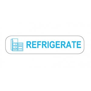  Refrigerate Labels
