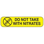  Do Not Take With Nitrates Labels