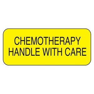  Chemotherapy Handle with Care Labels