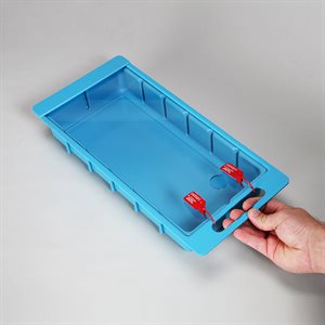 Clear Slide-In Lid Only for HCL® One-Third Size Colored Crash Cart Boxes