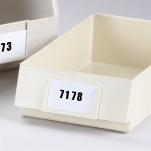 Bin Labels for #5302, 5305 and 5310, Fanfolded