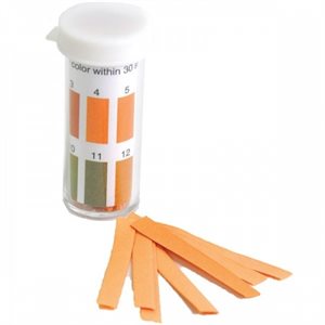 pH Test Strips for 1-14 100 / vial