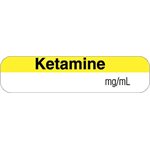 Label "Ketamine mg / mL"
