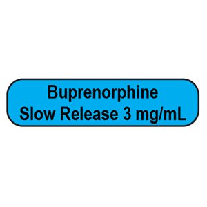Label: Buprenorphine Slow Release 3mg / mL