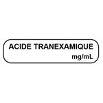 Label: ACIDE TRANEXAMIQUE ____ mg / mL