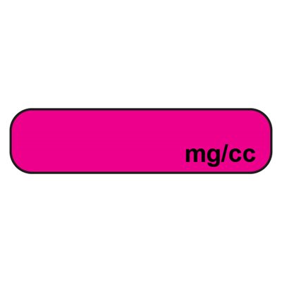Label: ___ mg / cc