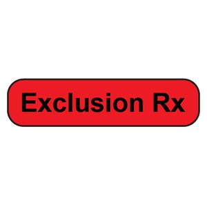 Label: Exclusion Rx