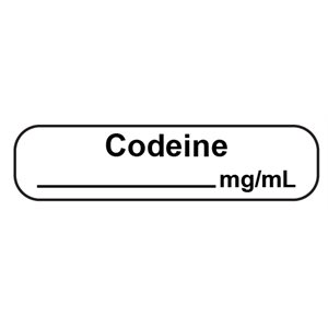 Label: Codeine __mg / mL