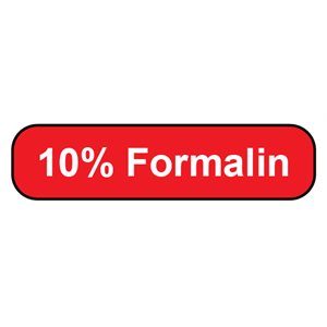 Label: 10% Formalin