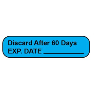 Label: Discard After 60 Days EXP. DATE ___