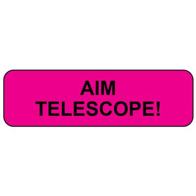 Label: Aim Telescope!