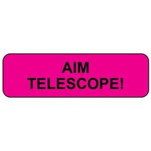 Label: Aim Telescope!