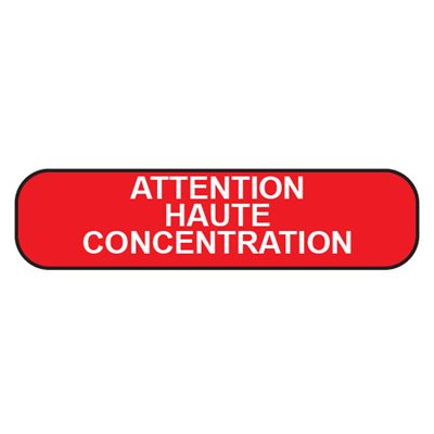 Label: Attention Haute Concentration