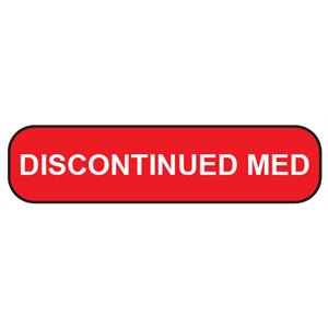 Label: Discontinued Med