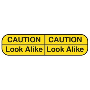 Label: Caution Look Alike