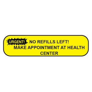 Label: No Refills Left!...