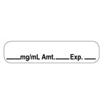 Label: __MG / ML AMT.__ EXP.__
