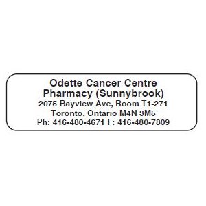 LABEL: Odette cancer centre....