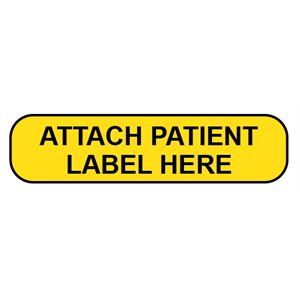 Label: Attach Patient Label Here