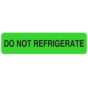 Label: Do Not Refrigerate