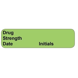 Label: Drug Strength Date Initials