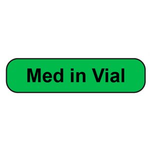 Label: Med In Vial