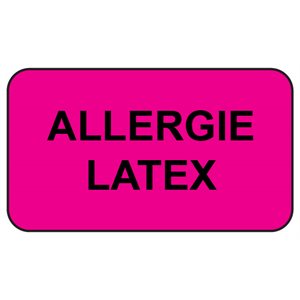 Label: Allergie Latex
