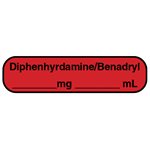 Label: "Diphenhydramine / Benadryl" 