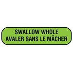 Label: "SWALLOW WHOLE AVALER SANS LE MÂCHER"
