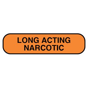 Label: "LONG ACTING NARCOTIC"