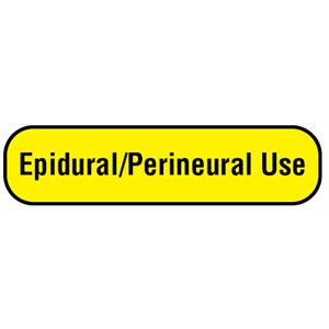 Label: "Epidural / Perineural Use"